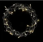 Metallkranz &Oslash; 30 Cm Zum H&auml;ngen - 40 Led - Led Kranz Mit Timer