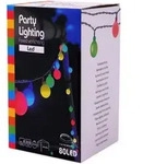 Party Lichterkette 80 Led Kugeln - Bunt / 16m - Pavillon Au&szlig;en Party...
