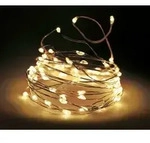 Draht Lichterkette 795 Cm Mit 160 Led Und 8 Leuchtfunktionen - Warm Wei&szlig; - Garten