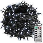 Lichterkette Au&szlig;en 200x 400x 600x Led Mit Fernbedienung Timer 8 Leuchtmodi Dimmbar