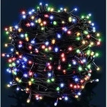Lichterkette 200/400/600 Led Ip44 Innen Au&szlig;en Kabel Weihnachtsdeko Leuchtkette