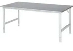 Arbeitstisch Tom Bxtxh 2000x1000x760-1080mm, Stahlblech Arbeitsplatte - Rau