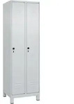 Garderobenschrank Classic Plus H1950xb600xt500mm 7035 2 Abt.c+p