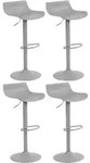 Clp - 4er Set Barhocker Aveiro Grau