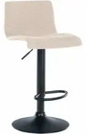 Barhocker Branford Creme Stoff