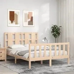 Massivholzbett Ohne Matratze 140x200 Cm Kiefernholz Vidaxl