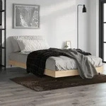 Bettgestell Ohne Matratze Sonoma-eiche 100x200 Cm Holzwerkstoff Vidaxl