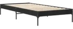 Bettgestell Schwarz 90x190 Cm Holzwerkstoff Und Metall Vidaxl