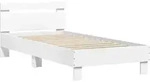 Bettgestell Mit Kopfteil Wei&szlig; 90x190 Cm Holzwerkstoff Vidaxl