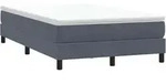Boxspringbett Ohne Matratze Dunkelgrau 120x220 Cm Samt Vidaxl