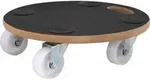 Transportroller, &Oslash; 38 Cm, Braun Tragkraft: 200 Kg