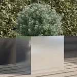 Pflanzk&uuml;bel Silbern 42x40x39 Cm Edelstahl Vidaxl