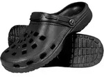 Clogs Mit Fersenriemen Schwarz 36