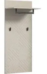 Notes Wandgarderobe 2 Haken 1 Regal Matt Beige.