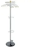 Alco - Garderobenst&auml;nder 38 X 175 Cm (d. X H) Metall Pulverbeschichtet Silber