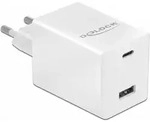 Delock Usb Ladeger&auml;t Usb Type-c Pd 3.0 Und Usb Typ-a 48 Watt