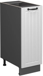 K&uuml;chenschr&auml;nke Fame-line, Wei&szlig; Landhaus, 30 Cm Ohne Arbeitsplatte, Vicco