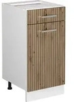 Vicco - K&uuml;chenunterschrank R-line, Artisan-eiche, 40 Cm Ohne Arbeitsplatte