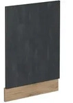 Frontblende R-line, Schwarz Beton, 45 Cm Ohne Arbeitsplatte Vicco