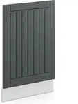 Frontblende Fame-line, Anthrazit Landhaus, 45 Cm Ohne Arbeitsplatte Vicco