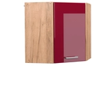 Vicco - Eckh&auml;ngeschrank R-line, Bordeaux Hochglanz, 57 Cm
