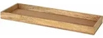 Mango Holz Kerzentablett Eckig - 50 X 18 Cm - Deko Servierschale Advenzkranz Kerzen
