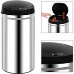 Automatischer Sensor-m&uuml;lleimer 50 L Edelstahl Vidaxl