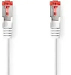 Cat6 Netzwerkkabel Rj45 Stecker Rj45 Stecker Sftp 100 M Rund Lszh Pvc Wei...