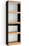 B&uuml;cherregal Bibliothek, Bookshelf, Bookcase, 60x186x25cm, Wohnzimmer, Esszimmer,