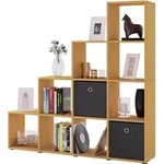 Ebuy24 - Holz Treppenregal Regal 10 F&auml;cher Napoli