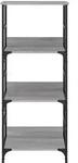 B&uuml;cherregal Grau Sonoma 50x33x117,5 Cm Holzwerkstoff Vidaxl