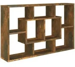 Wandregal R&auml;uchereiche 85x16x52,5 Cm Holzwerkstoff Vidaxl