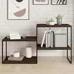 Vidaxl - Wandregale 4 Stk. Braun Eichen-optik 60x40x1,5 Cm Holzwerkstoff