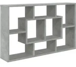 Wandregal Betongrau 85x16x52,5 Cm Holzwerkstoff Vidaxl