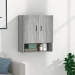 Wandschrank Grau Sonoma 60x31x70 Cm Holzwerkstoff Vidaxl
