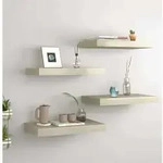 Schwebende Wandregale 4 Stk. Eichefarben 40x23x3,8cm Mdf Vidaxl