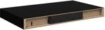 Schwebendes Wandregal Schwarz 40x23,5x3,8 Cm Mdf Vidaxl