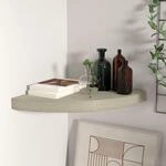 Eck-schweberegal Eichen-optik 35x35x3,8 Cm Mdf Vidaxl