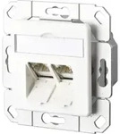 Btr Netcom Anschlussdose C6a Upk 2xrj45,upk,rws Tn Edatc6a-2upk-rws