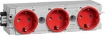 Tehalit Steckdose 3-fach Rt C-profil Gs3000 Vrt
