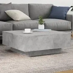 Couchtisch Betongrau 80x80x31 Cm Holzwerkstoff - Vidaxl