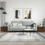 Vidaxl - Couchtische 2 Stk. Braun Eichen-optik 50x50x40 Cm Holzwerkstoff