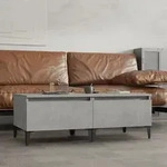 Vidaxl - Beistelltische 2 Stk. Betongrau 50x46x35 Cm Holzwerkstoff