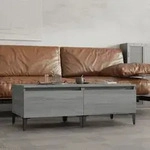 Vidaxl Side Tables 2 Pcs Grey Sonoma 50x46x35 Cm Engineered Wood
