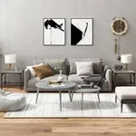 Beistelltische 2 Stk. Grau Sonoma 40x40x35 Cm Holzwerkstoff Vidaxl