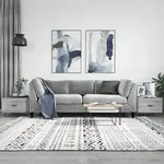 Couchtische 2 Stk. Grau Sonoma 50x50x40 Cm Holzwerkstoff Vidaxl