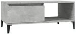 Couchtisch Betongrau 90x50x36,5 Cm Holzwerkstoff Vidaxl