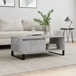 Couchtisch Betongrau 90x50x36,5 Cm Holzwerkstoff Vidaxl