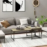 Couchtische 2 Stk. Sonoma-eiche Holzwerkstoff Vidaxl