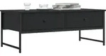 Couchtisch Schwarz 101x49x39,5 Cm Holzwerkstoff Vidaxl